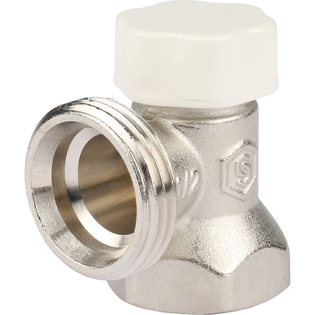 Клапан запорно-балансировочный STOUT SVL угловой 1/2, SVL-1156-000015