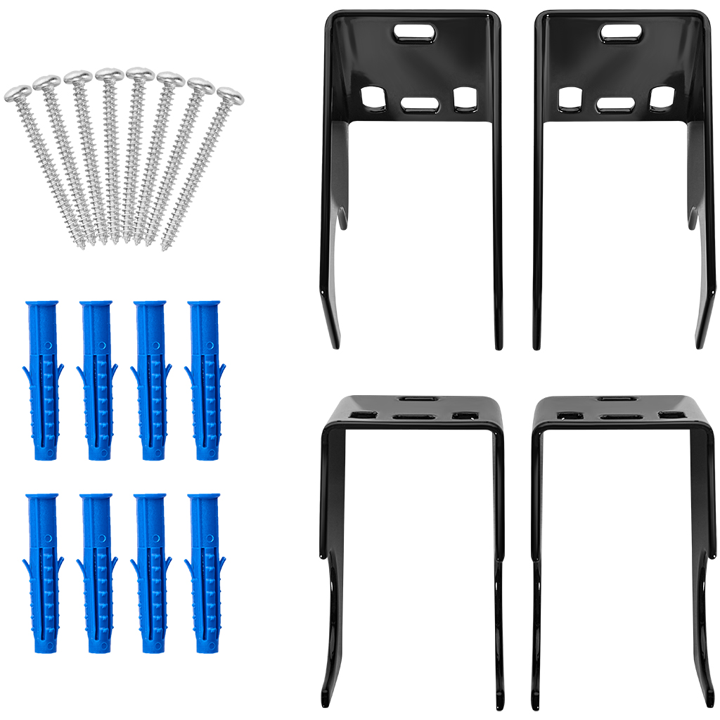 Стальной трубчатый радиатор STOUT TUBE ROUND нижнее правое подключение 6 секций R40 1-1750-6 RT RAL9005, STR40117506RTRAL9005