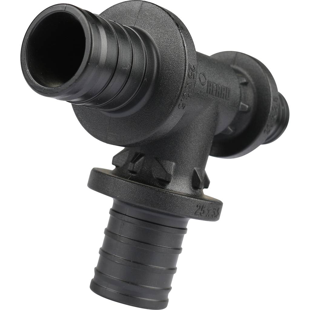 Тройник РЕХАУ RAUTITAN с уменьшенным торцевым проходом 25-25-20 PX