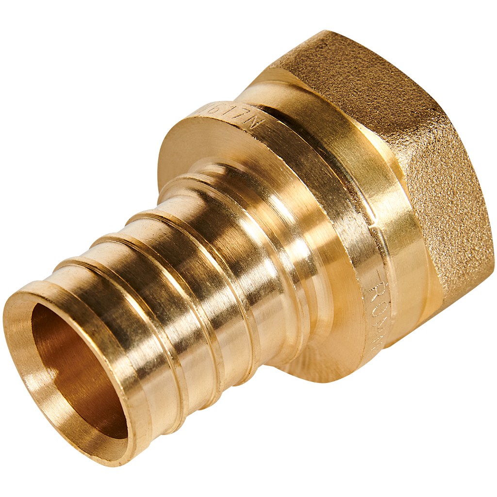 Переходник с накидной гайкой ROMMER 32xG 1 для труб из сшитого полиэтилена аксиальный, RFA-0019-003210