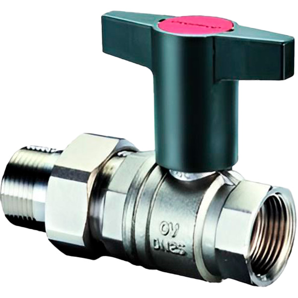 Кран шаровой OVENTROP Optibal с маховиком ВР конич. уплотн. с НГ 1/2