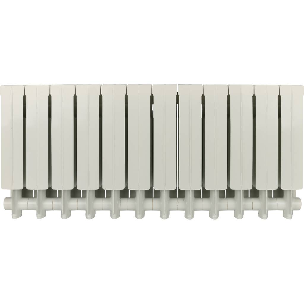 Радиатор алюминиевый Global VOX EXTRA 350 12 секций боковое подключение (белый RAL 9010), 83542