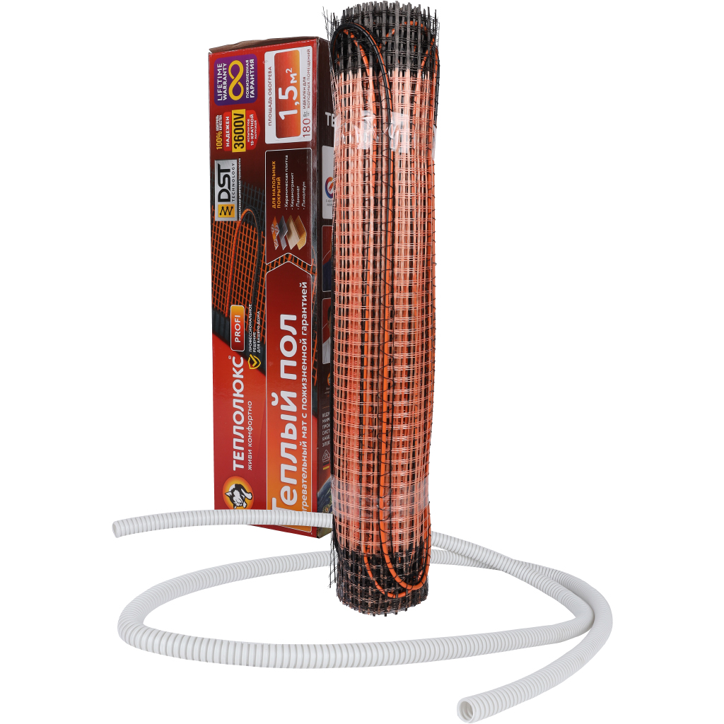 Мат нагревательный Теплолюкс ProfiMat 270 Вт/1,5 кв.м, 100035700100