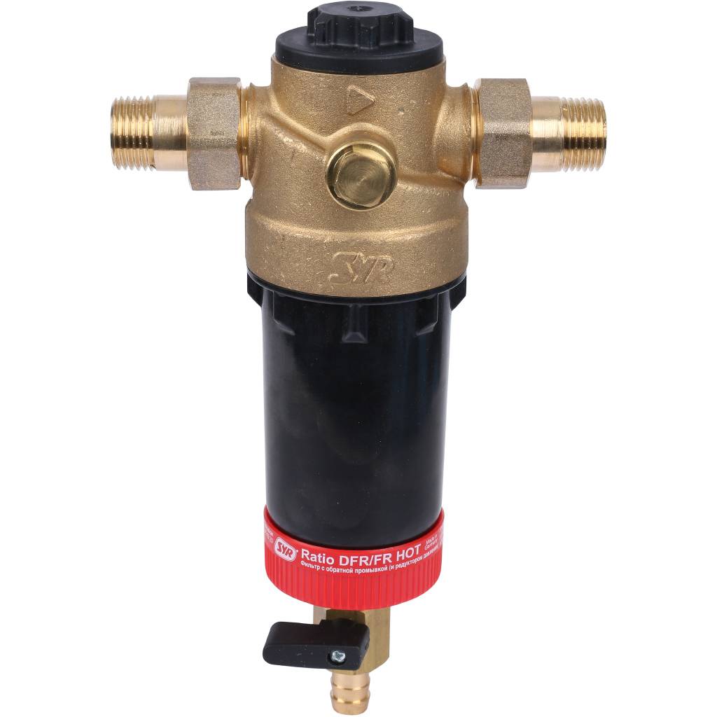 Фильтр с обратной промывкой SYR Ratio FR-H DN 15 для горячей воды, 5315.15.003