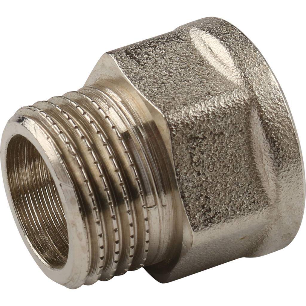 Переходник TIEMME НВ никелированный 1/2х1/2, 1500477