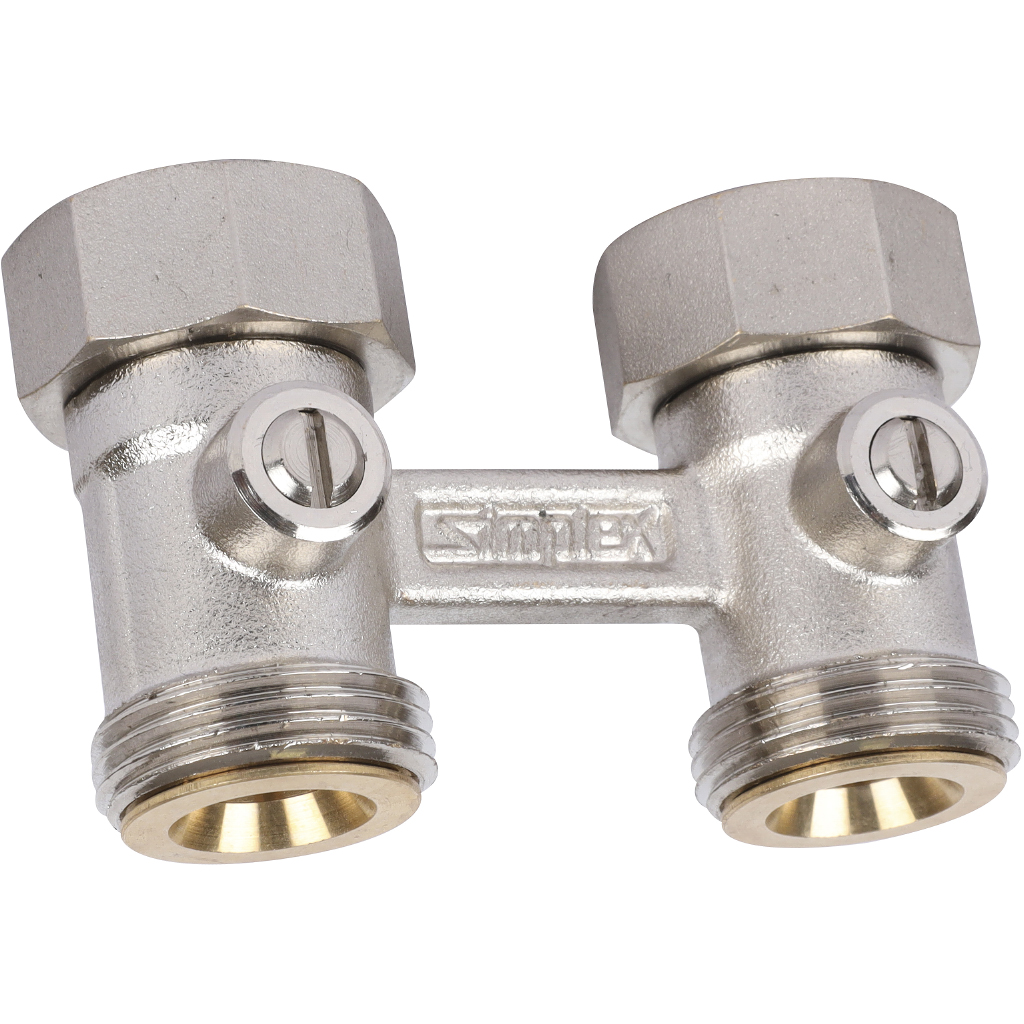 Узлы нижнего подключения для радиаторов Meibes Standart line Тип D2/50 прямой, 3/4 BPx3/4 HP 5/25, F10015