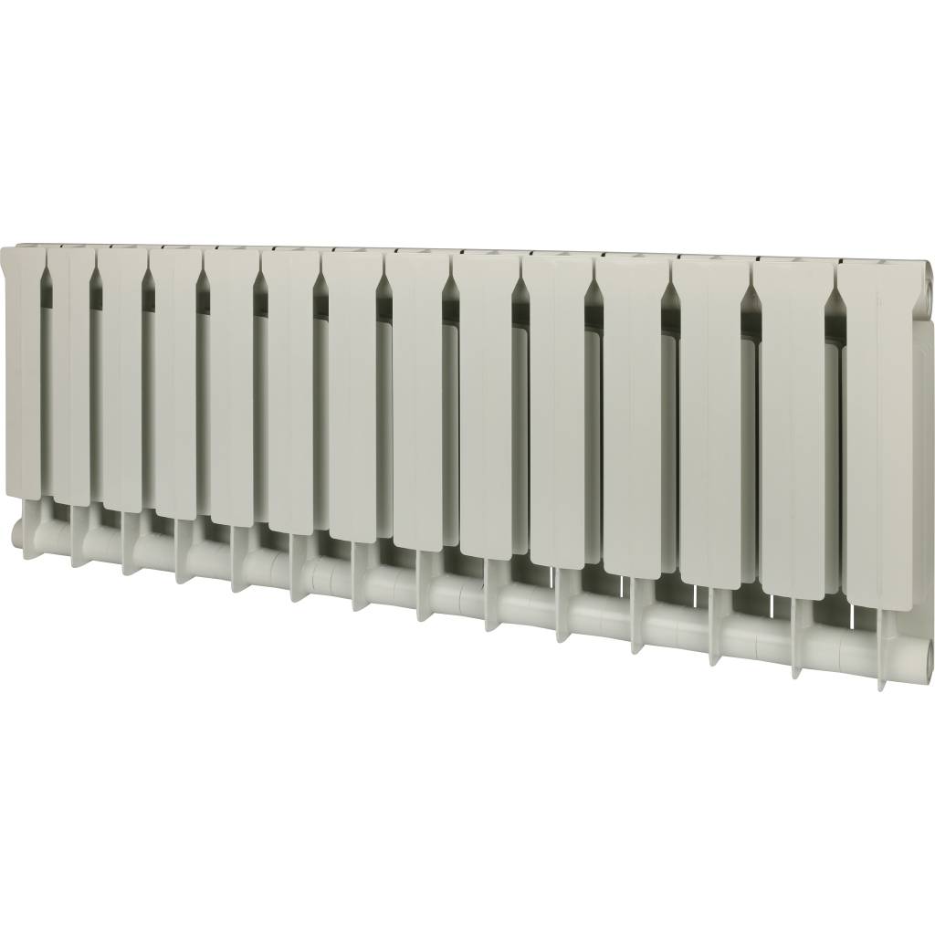 Радиатор биметаллический Global STYLE EXTRA 350 14 секций боковое подключение (белый RAL 9010)
