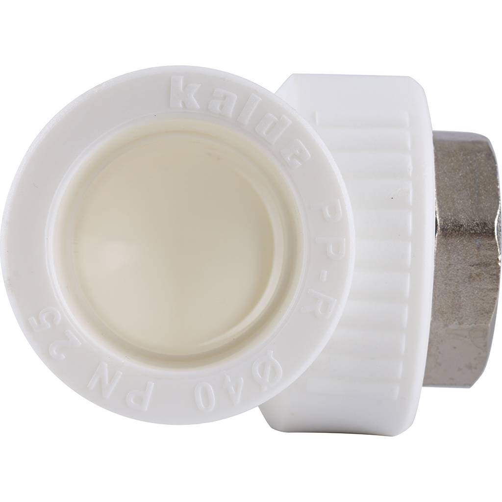 Угольник Kalde с внутренней резьбой 40x1 1/4 для полипропиленовых труб, 3222-efo-401a06