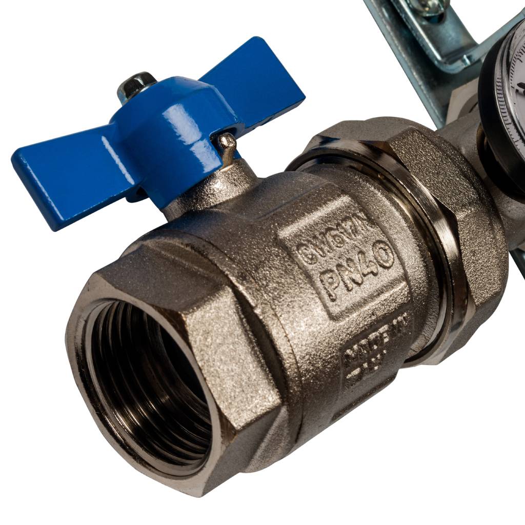 Коллектор из нержавеющей стали в сборе с расходомерами STOUT 12 выходов, SMS 0907 000012