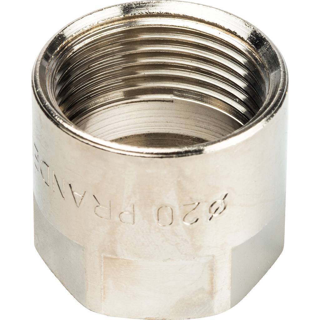 Угольник 90 с внутр.резьбой Prandelli Multyrama (20х2,0х3/4) для металлопластиковых труб винтовой, 103.04.62.0