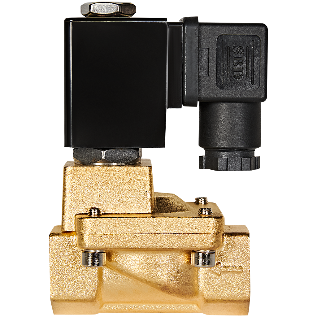 Клапан соленоидный (электромагнитный) STOUT непрямого (пилотного) действия НЗ 220В G1/2 SSV-0030-220015