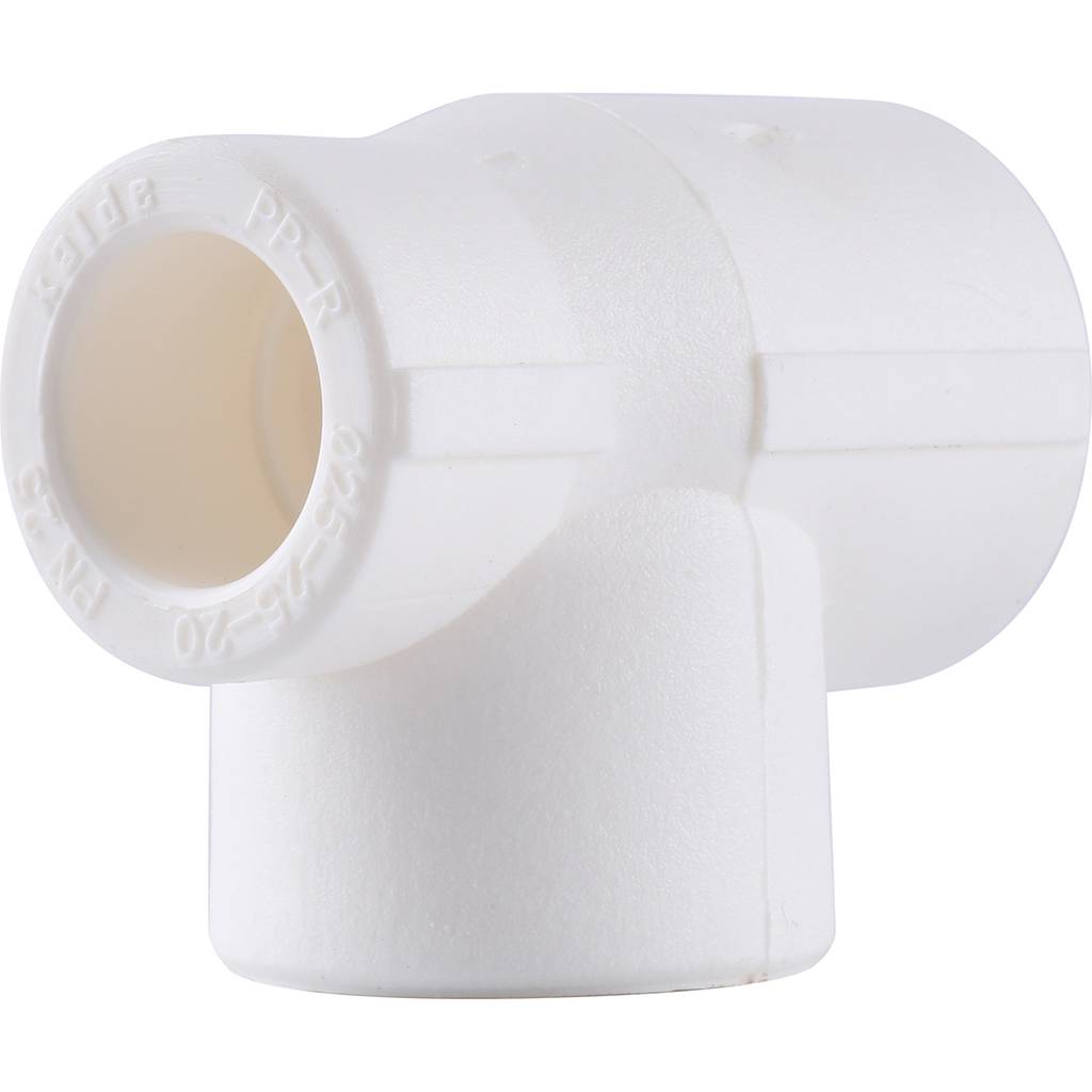 Тройник переходной Kalde 25х25х20 для полипропиленовых труб под сварку (цвет белый), 3212-tio-252520