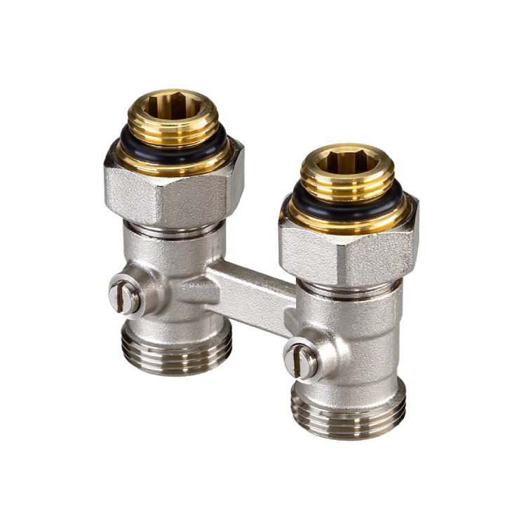 Комплект для радиаторов с нижним подключением Ридан LV-KB 15 + TR 9001 Ultra, 1/2 Прямой, 013G4996R