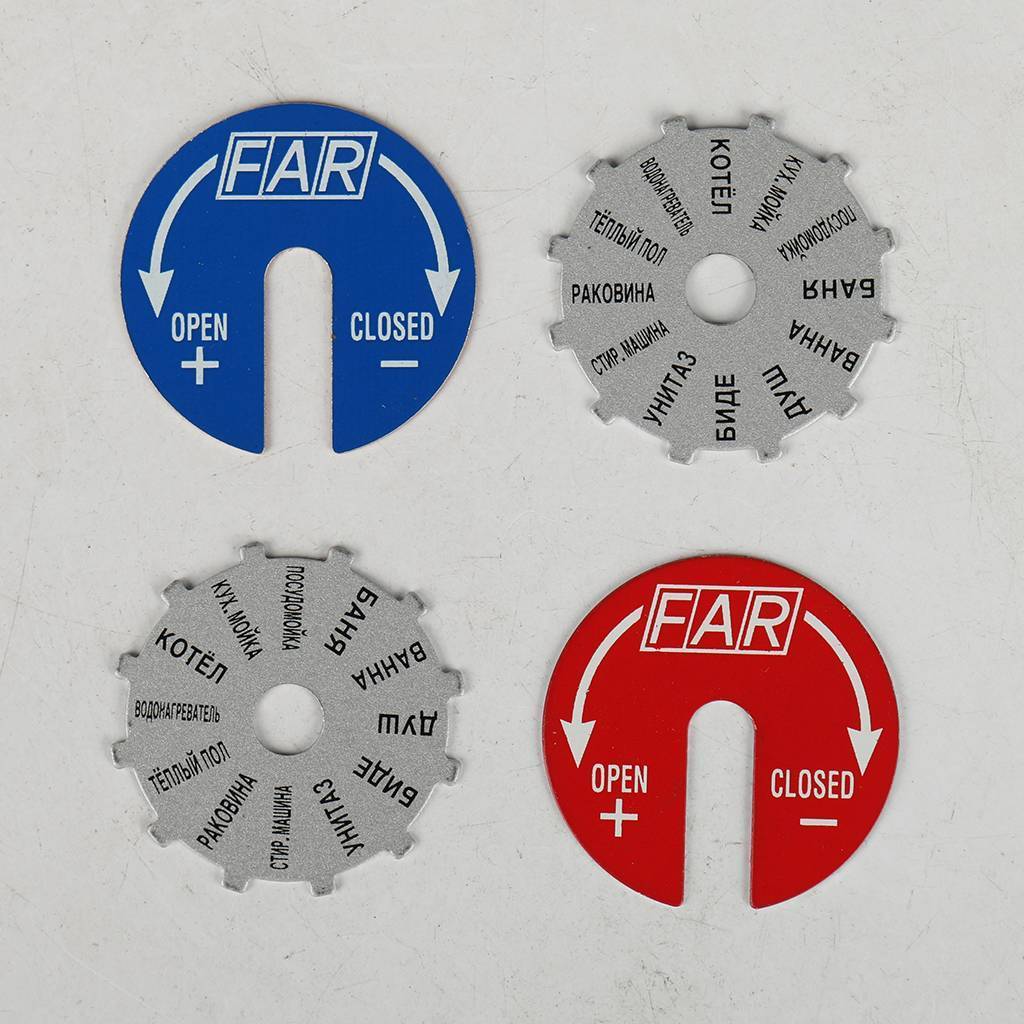 Коллектор распределительный FAR 1 , проходной, хромированный, 2 отвода 3/4  плоское уплотнение