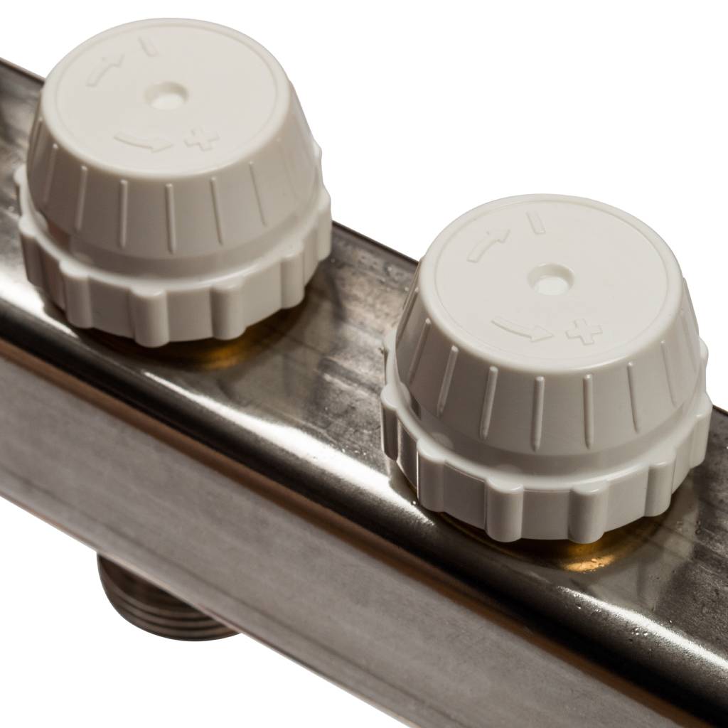 Коллектор из нержавеющей стали без расходомеров STOUT 9 выходов