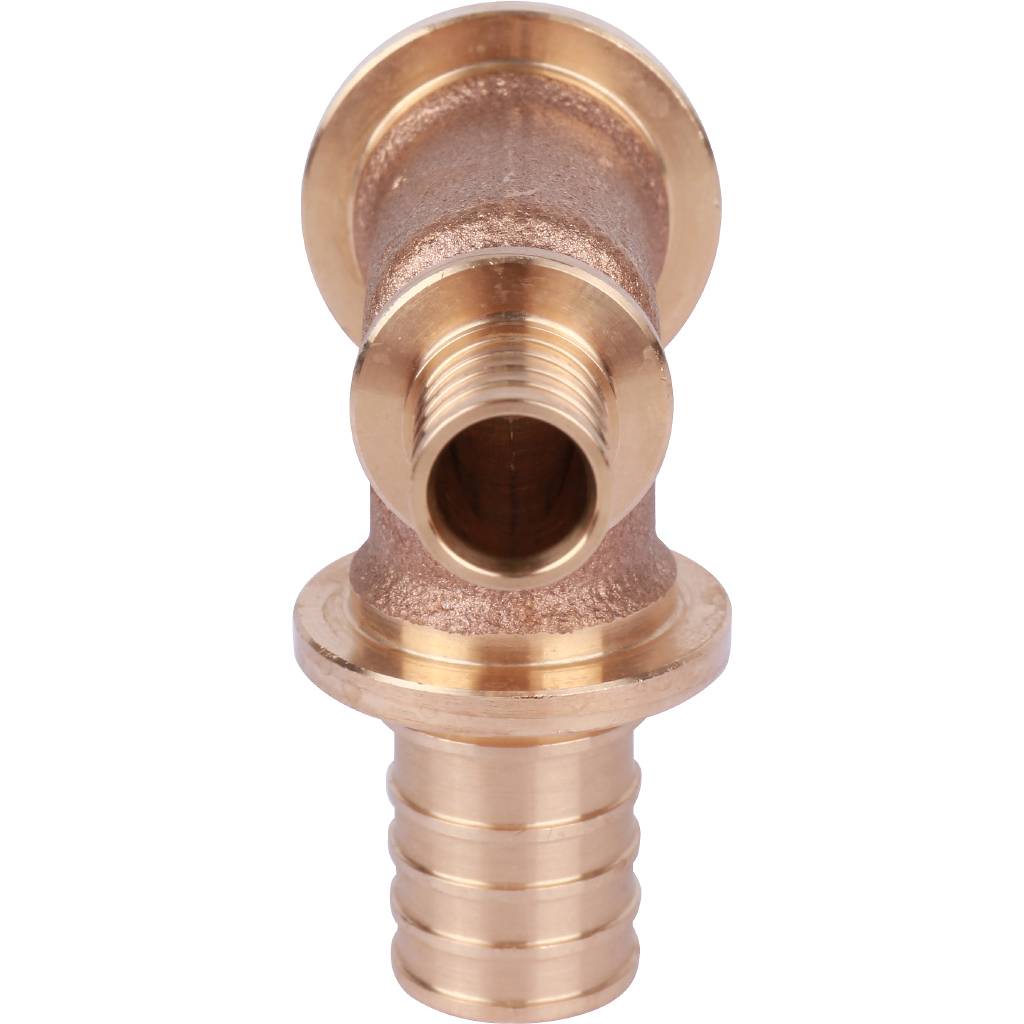 Тройник РЕХАУ RAUTITAN PLATINUM с уменьшенным торцевым проходом 25-25-16 RX для труб из сшитого полиэтилена аксиальный