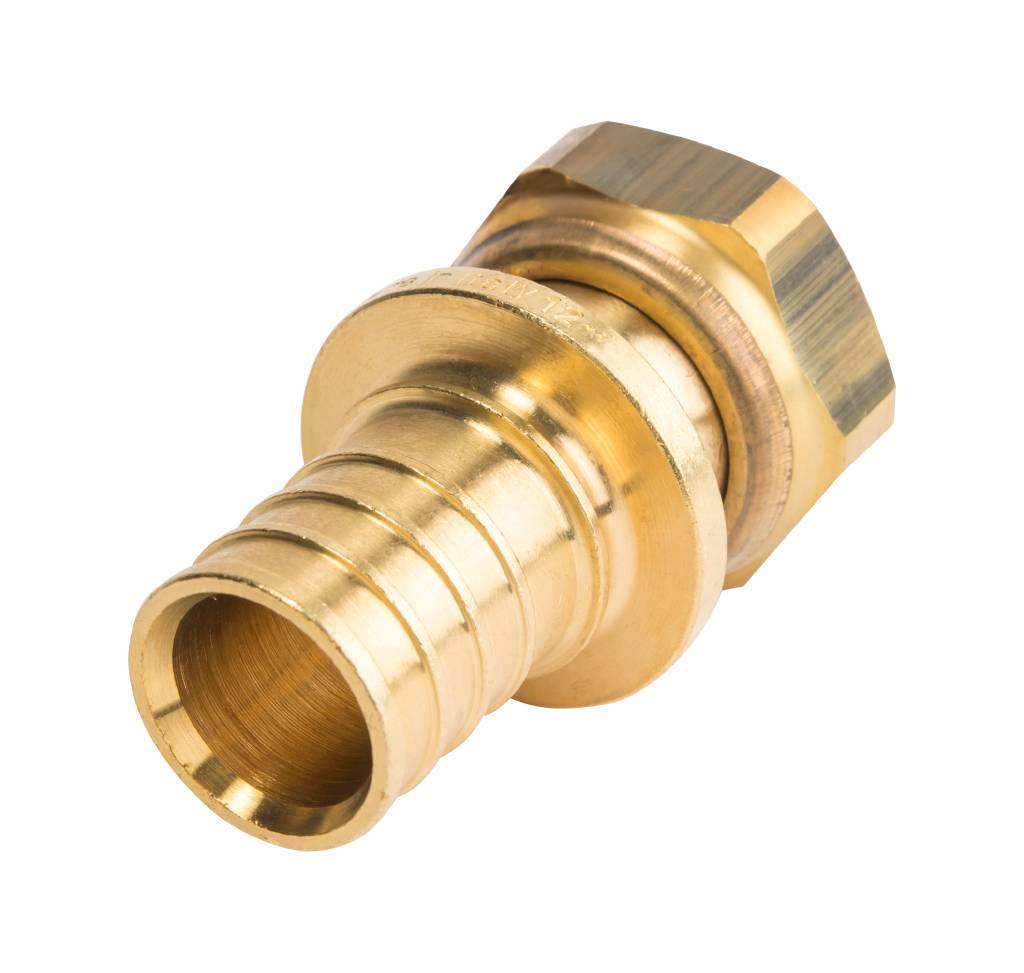 Переходник STOUT с накидной гайкой 16xG 3/4 для труб из сшитого полиэтилена аксиальный, SFA-0019-001634