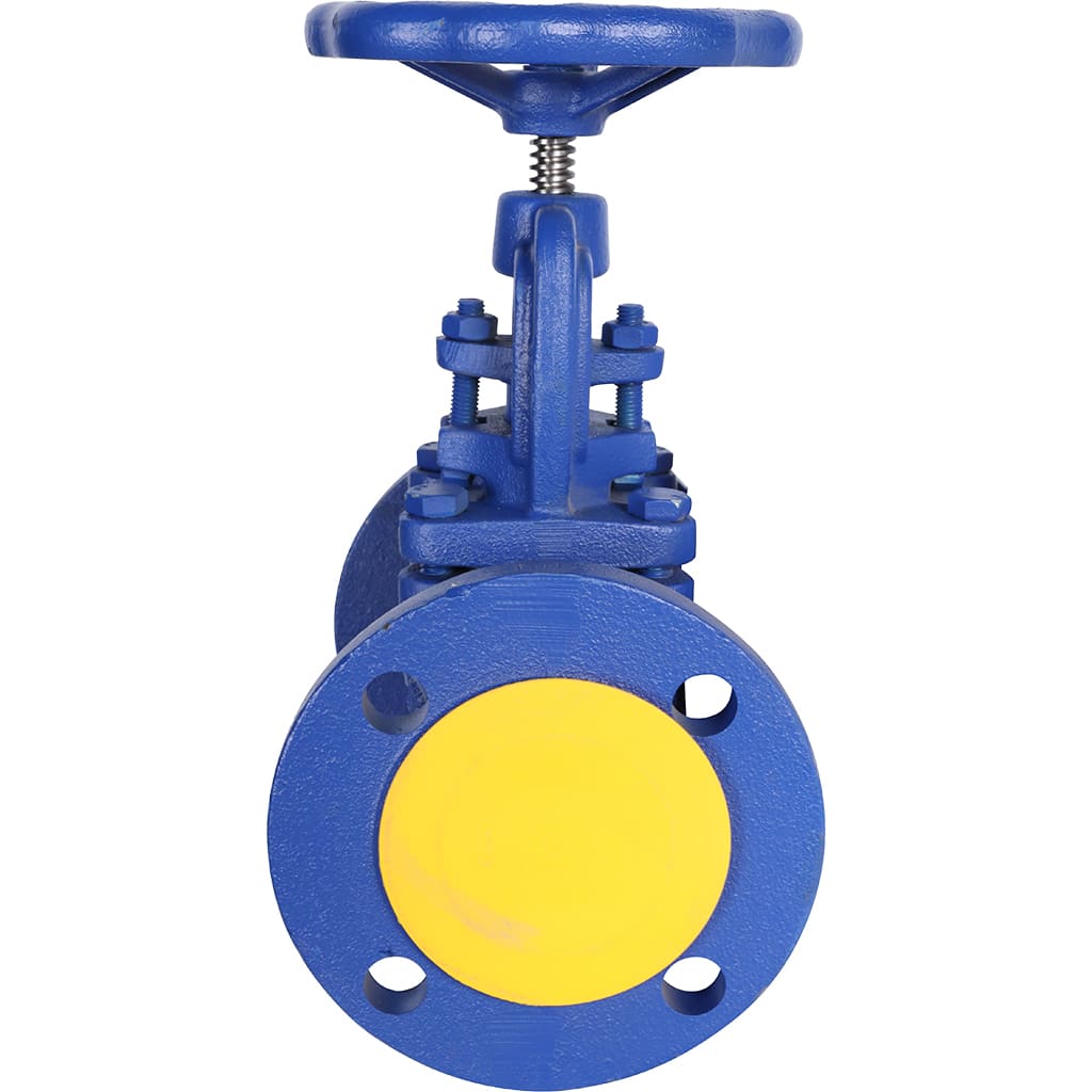 Клапан запорный ZETKAMA 215A Ду50 Ру16 фланцевый из чугуна, 215A050C00