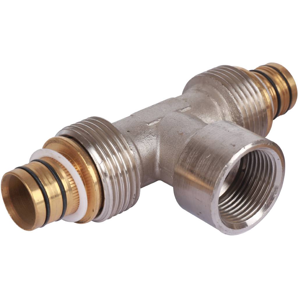 Тройник с внутр.резьбой Prandelli Multyrama (26х3,0х3/4) для металлопластиковых труб винтовой, 103.08.12.6