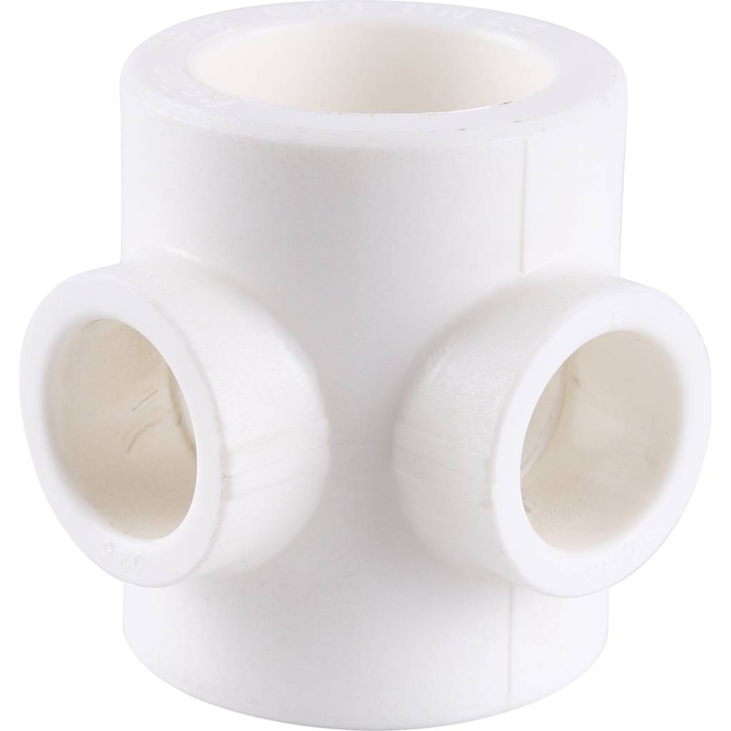 Крестовина переходная Kalde 40*25 для полипропиленовых труб под сварку (цвет белый), 3212-cdl-402500