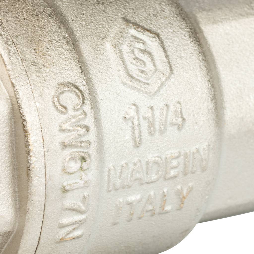 Кран шаровой STOUT полнопроходной, ВР/НР, ручка бабочка 1 1/4, американка