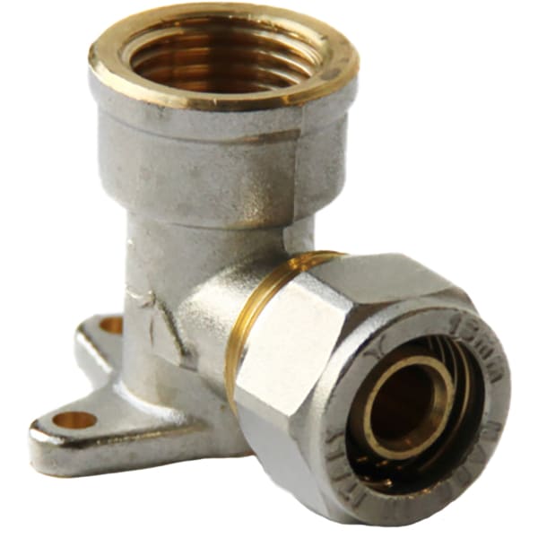 Угольник Pro Aqua D 20x1/2 с креплением ВР (компресс.), K22-20-F15