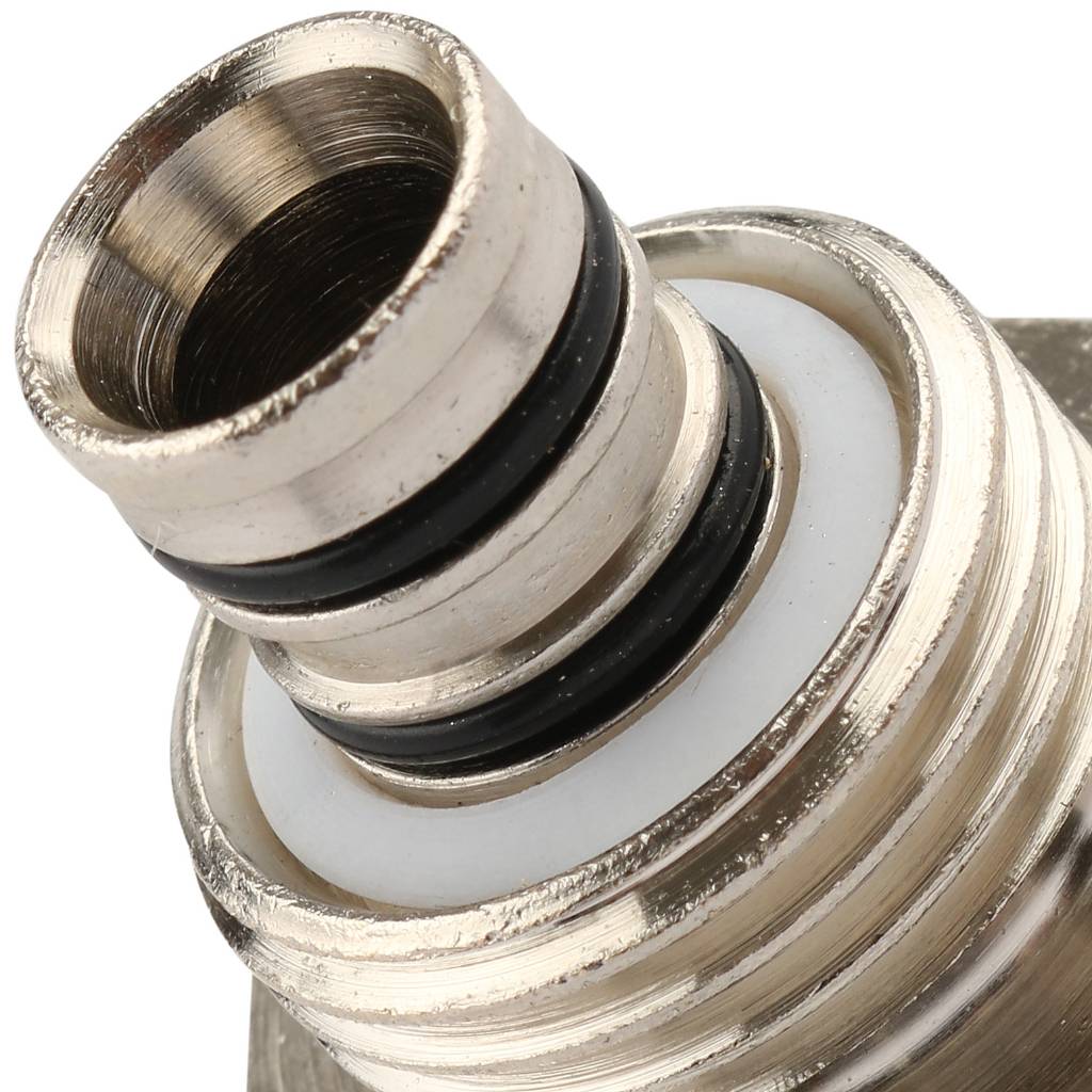 Муфта TIEMME с наружной резьбой (16х2.0х3/4) для металлопластиковых труб винтовой, 1600031