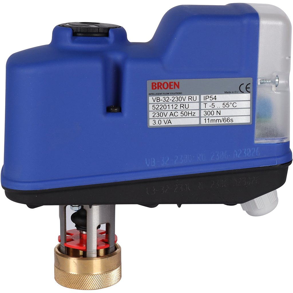 БРОЕН VB-32-230 электропривод 3-х позиционный 230V AC для регулирующих клапанов M1F-FD и M1F-SFD DN 015-050 [1-5220112 RU]