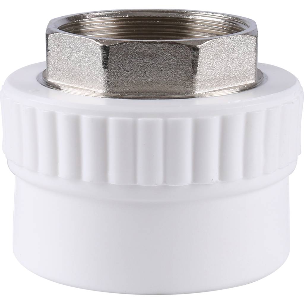 Муфта комбинированная Kalde под шестигранник (внутр. резьба, 63x2 ) для полипропиленовых труб под сварку, 3222-nfo-632006