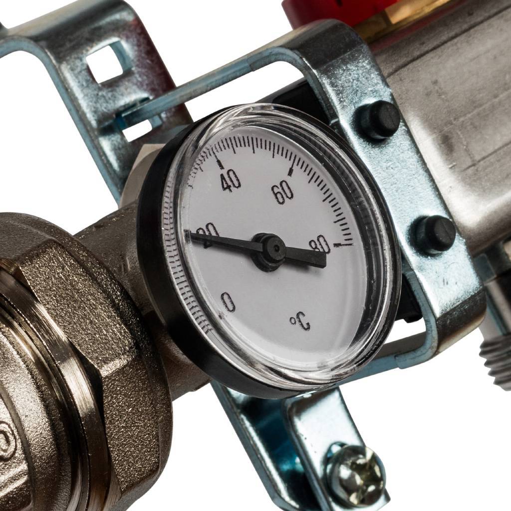 Коллектор из нержавеющей стали в сборе с расходомерами STOUT 7 выходов