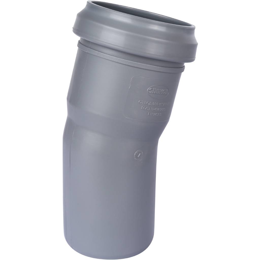 Отвод Sinikon D50x15гр, 504025.R