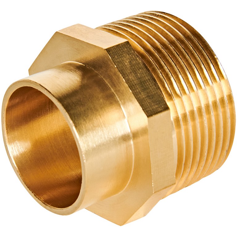 Переход JINTIAN ВП-НР 28x11/4 из латуни под пайку, JT-1424328114