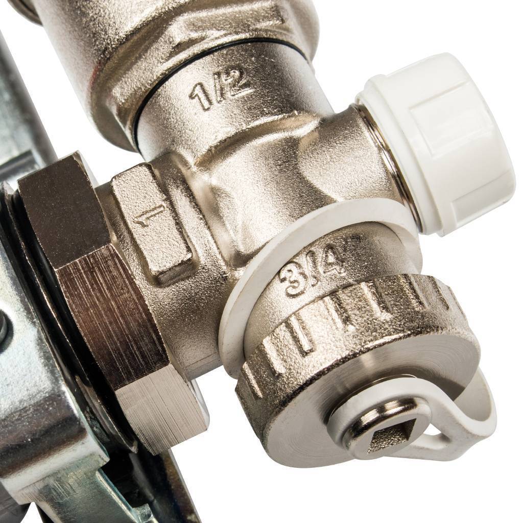 Коллектор из нержавеющей стали в сборе STOUT с расходомерами 2 вых., SMS 0907 000002