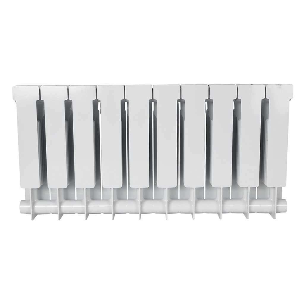 Радиатор биметаллический STOUT ALPHA 350 10 секций боковое подключение (белый RAL 9016), SRB-2310-035010