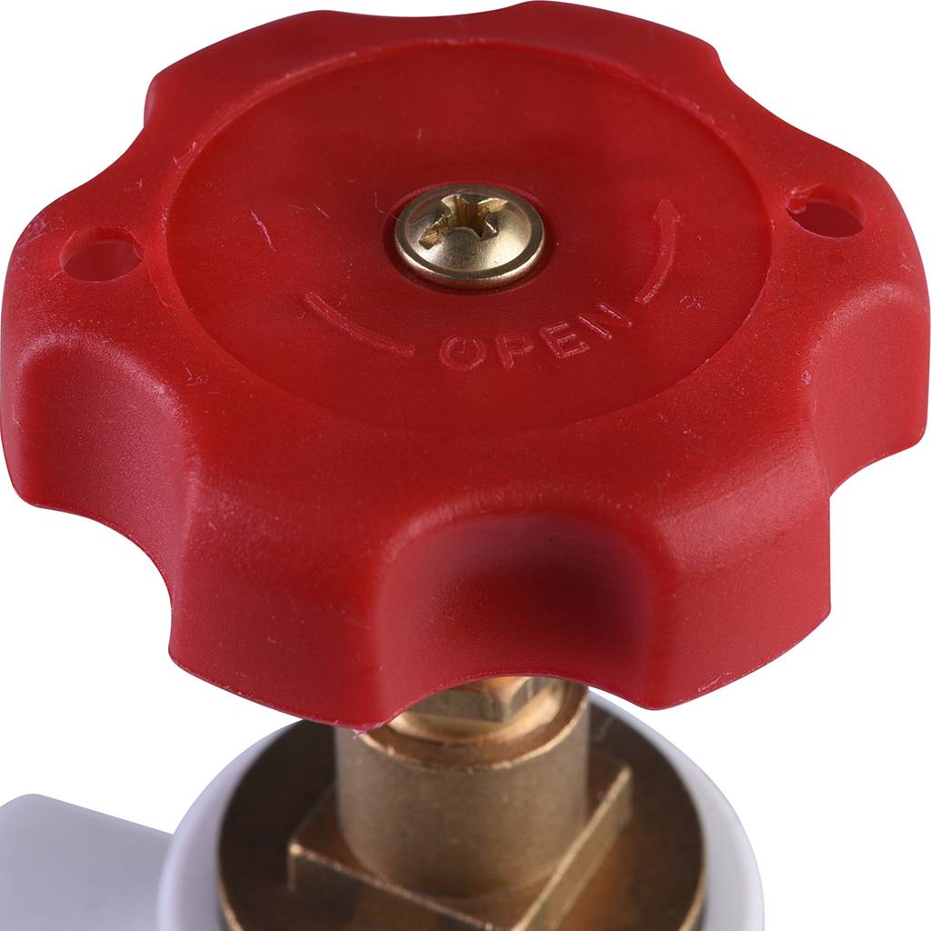 Вентиль Политэк d=25 для полипропиленовых труб под сварку (цвет белый), 9700000025