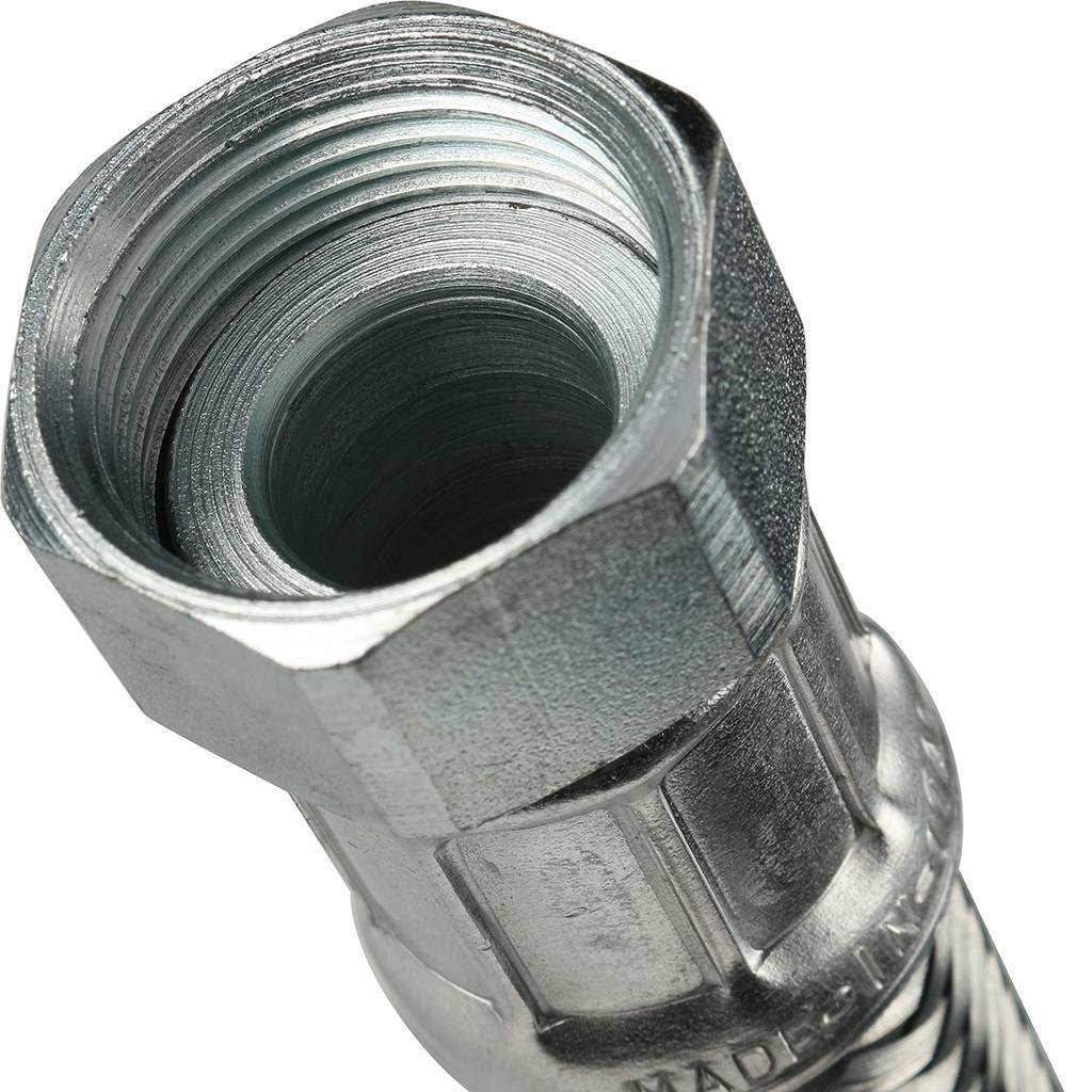 Гибкая подводка для воды STOUT НР 3/4 х ВР 3/4, длина 800 мм, SHF-0208-182020