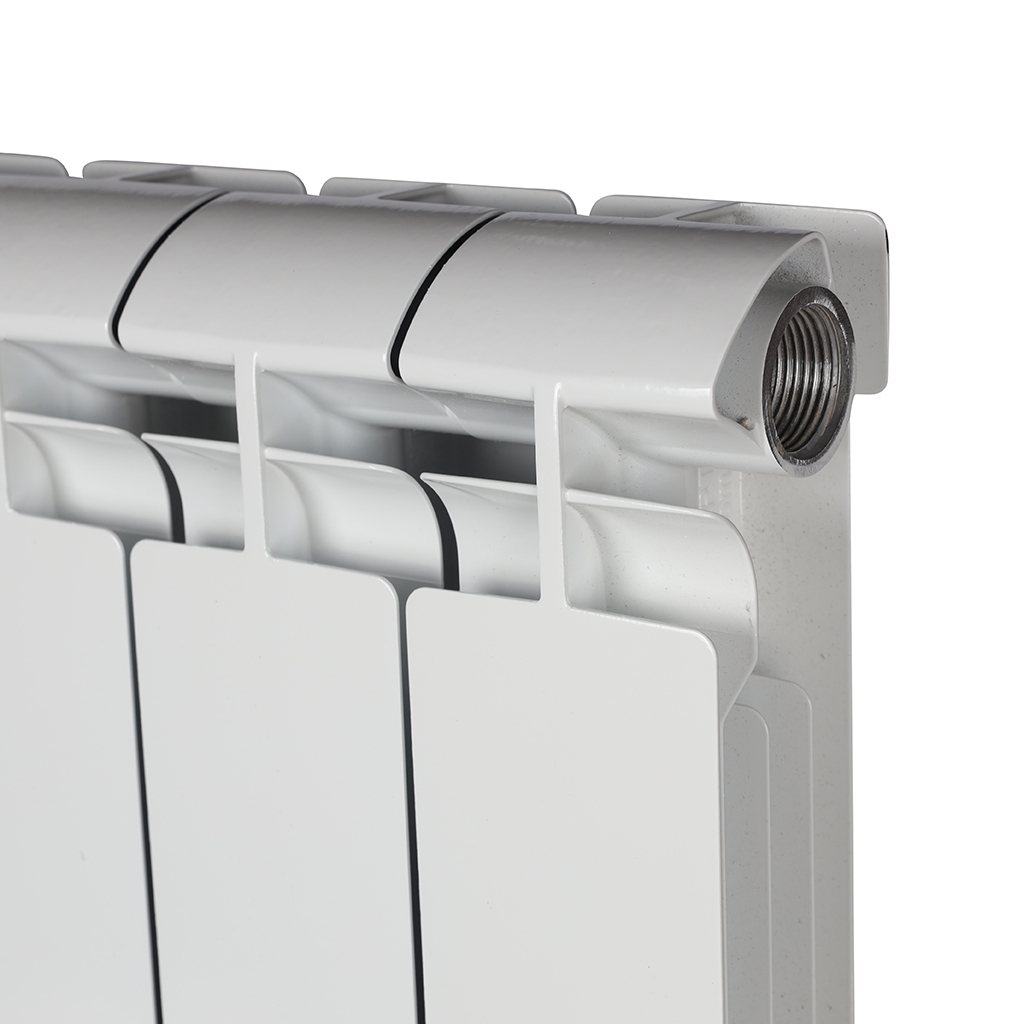Радиатор алюминиевый STOUT ALPHA 500 12 секций боковое подключение (белый RAL 9016), SRA-2310-050012