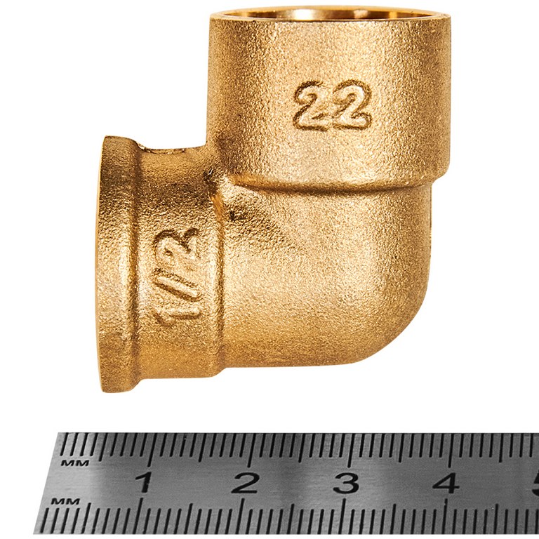 Угловой переход JINTIAN ВП-ВР 22x1/2 из латуни под пайку, JT-140902212