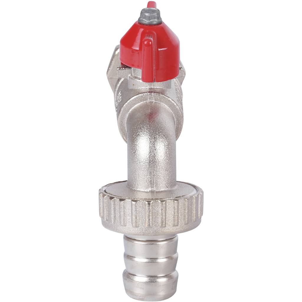 Шаровой сливной кран Itap 168 3/4 GAR с латунным штуцером, ручка-бабочка, 28581