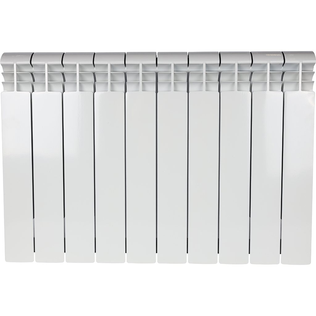 Радиатор биметаллический STOUT VEGA 500 10 секций боковое подключение (белый RAL 9016), SRB-1310-050010