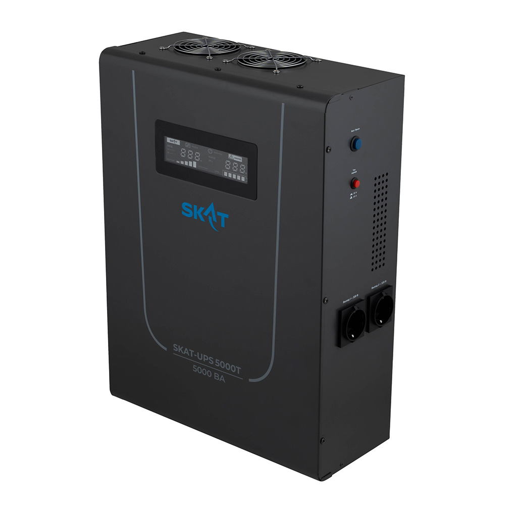 Источник питания Teplocom SKAT-UPS 5000T Line-Interactive 220В, 5000ВА, работает от 1 внешней АКБ, 4550