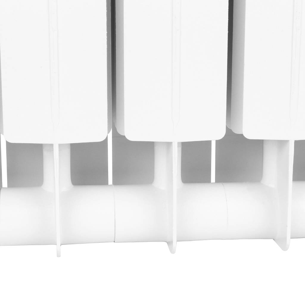 Радиатор биметаллический STOUT STYLE 500 6 секций боковое подключение (белый RAL 9010), SRB-0110-050006