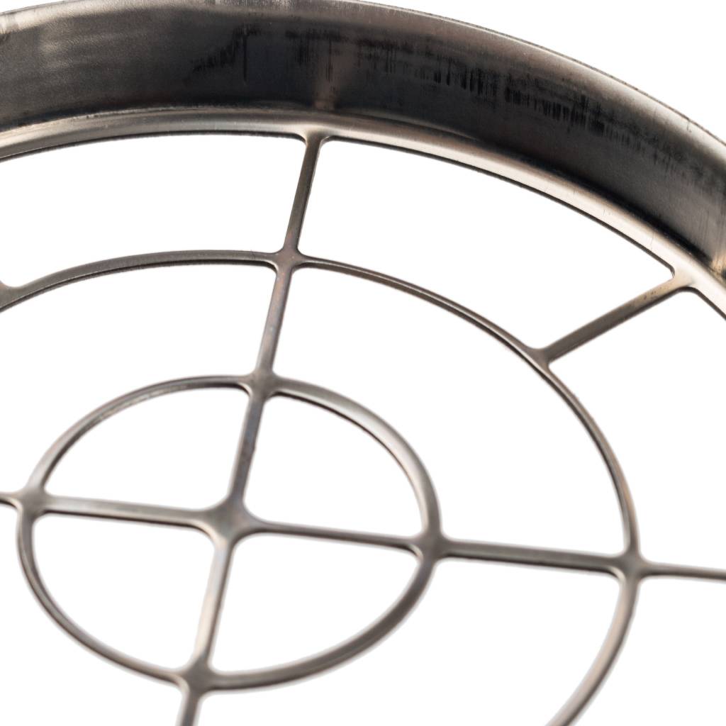 *SCA-0080-010003 STOUT Элемент дымохода решетка из нержавеющей стали DN80 для воздухоподводящей трубы