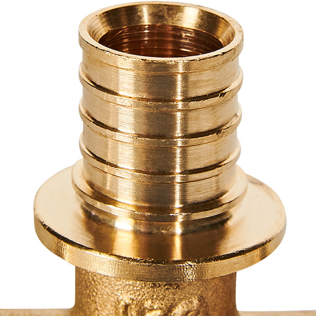 Тройник равнопроходный ROMMER 20x20x20  для труб из сшитого полиэтилена аксиальный, RFA-0013-000020