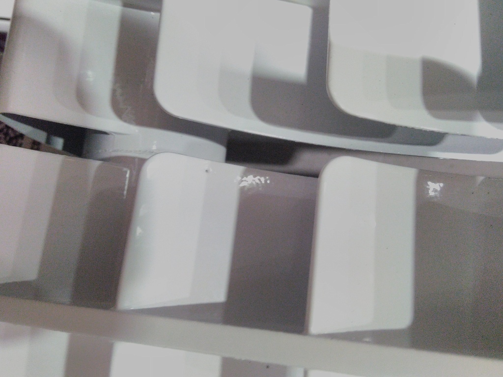 Уцененный товар (зав. брак литья на ребре секции): Радиатор биметаллический ROMMER Optima BM 500 8 секций боковое подключение (RAL9016), RBM-0210-050008