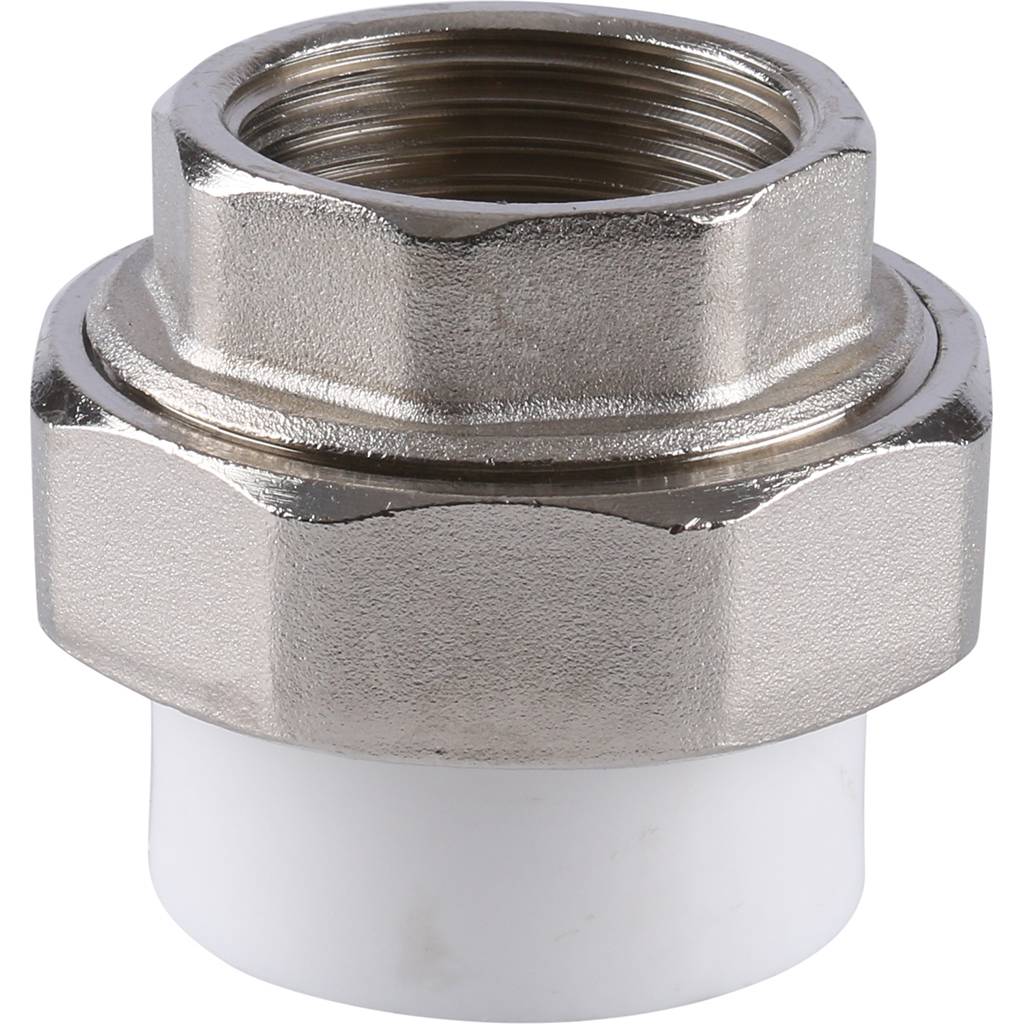 Муфта разъемная Kalde с внутренней резьбой 32x1 для полипропиленовых труб под сварку (цвет белый), 3252-tuf-321000