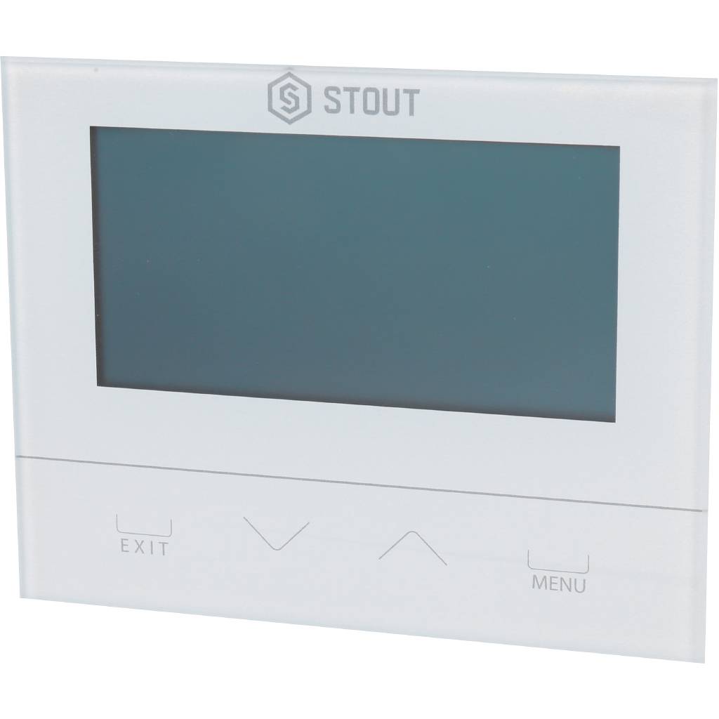 Проводной комнатный двухпозиционный регулятор STOUT ST-292v3, белый