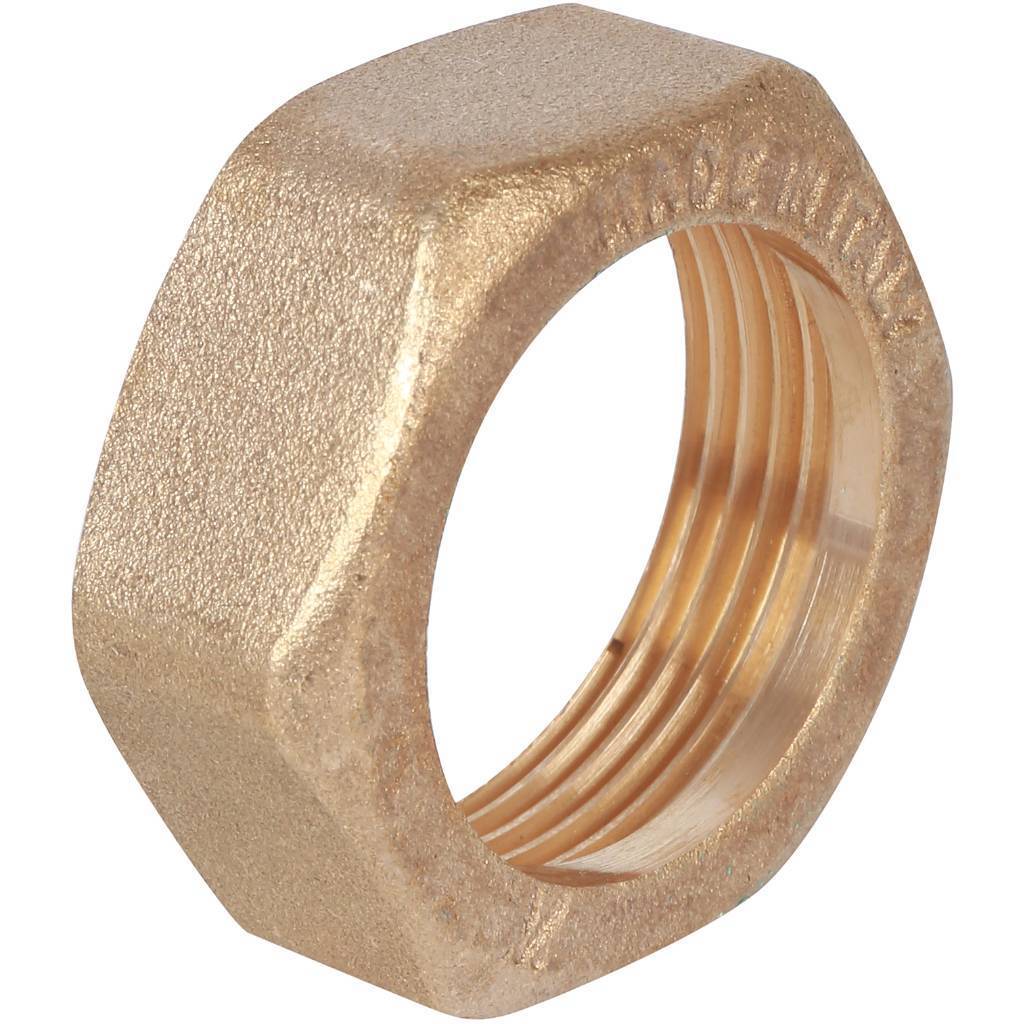 Штуцер с накидной гайкой под плоскую прокладку STOUT G 1/2M-G3/4RN, SVM-0071-001520