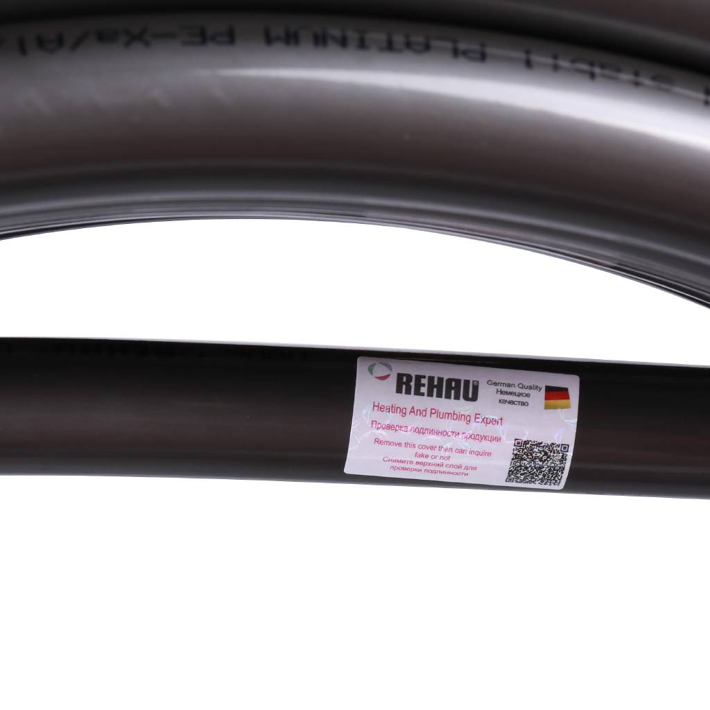 Труба универсальная РЕХАУ RAUTITAN stabil PLATINUM 25х3,7 мм, бухта 50 м из сшитого полиэтилена PEX, 11234071050