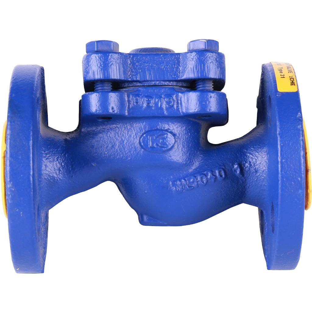 Клапан обратный подъемный ZETKAMA 287A Ду15 Ру16 фланцевый из чугуна, 287A015C31